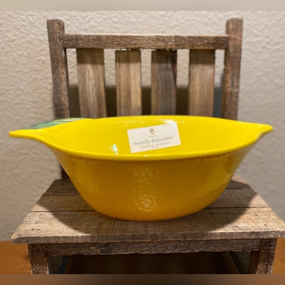Lemon Serving Bowl, Melamine Lemon Shaped Serving Bowl, Lemon Bowl, Lemon Decor - Picture 10 of 13